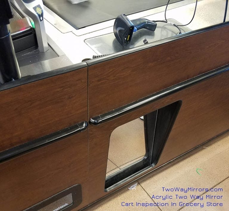 Two way mirror hidden camera in grocery store Two Way Mirrors