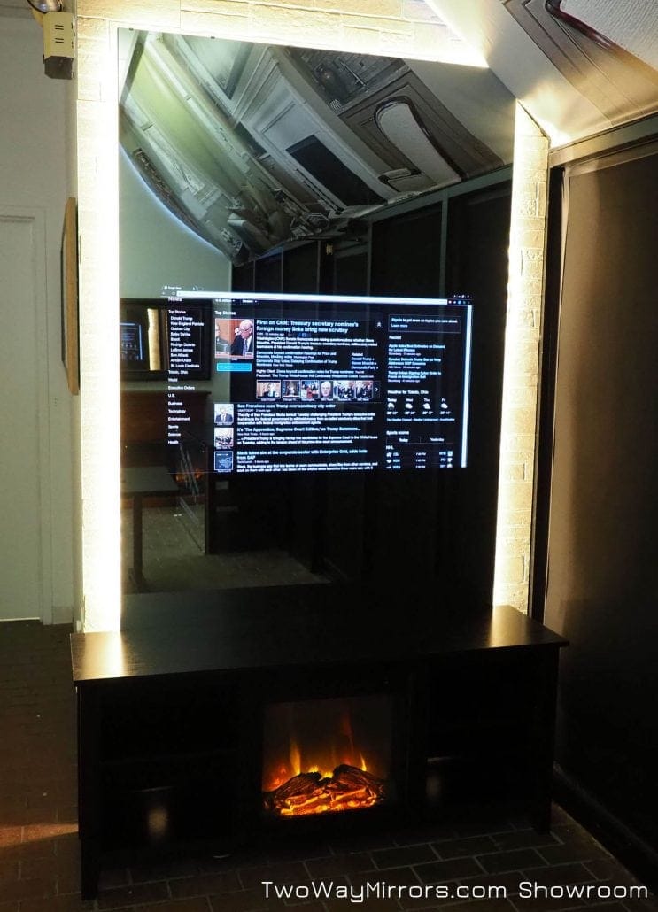 Smart Mirror Optical Quality Beamsplitter Glass Showroom Smart Mirror