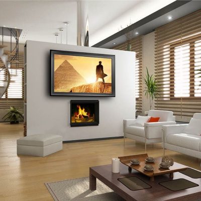 Mirror TV Turned On Mirror TV Turned On