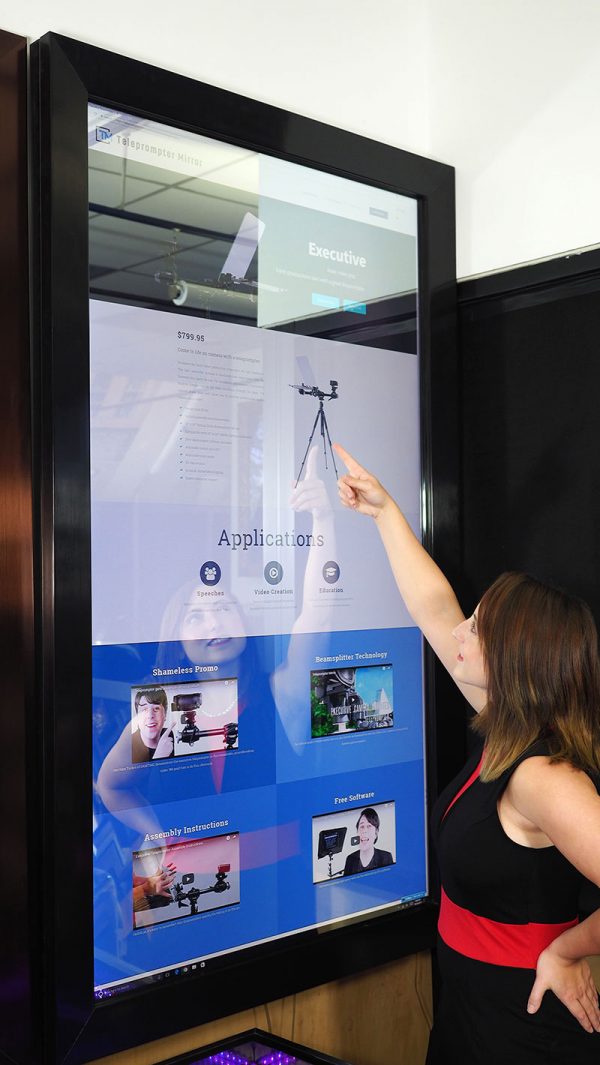 IR Touch Overlay Two Way Mirrors ir-touch-overlay-two-way-mirrors