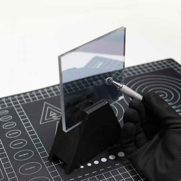 Fingernail Test On Front of Acrylic Two Way Mirror Two Way Mirrors