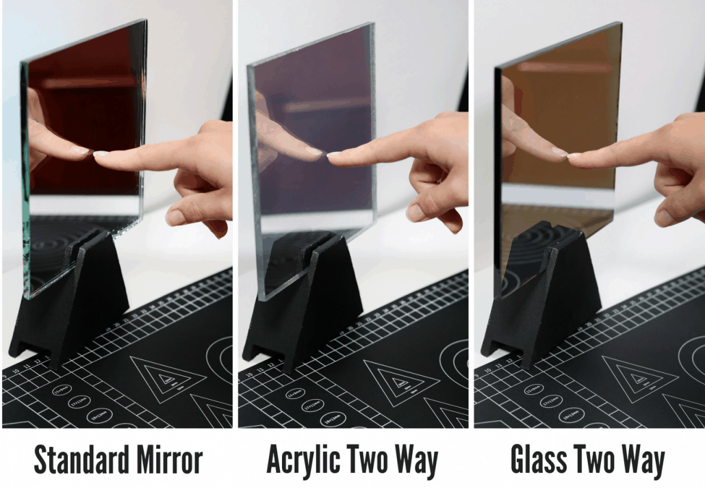 Acrylic Two Way Mirror, How Can You Tell If A Mirror Is Two Sided