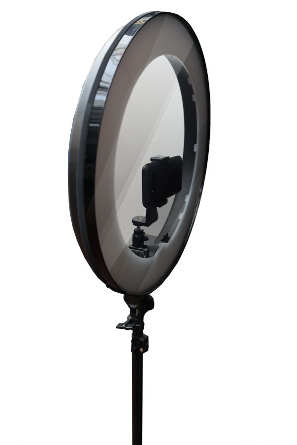 Halo Ring Light Mirror Record Makeup Videos Through A Mirror