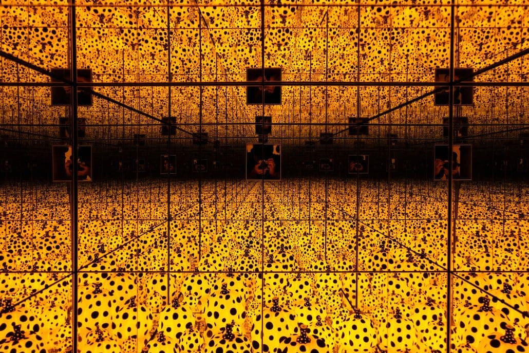 Yayoi Kusama Infinity Mirrors Walkthrough of Rooms]