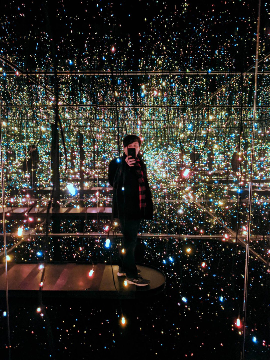 Yayoi Kusama Fireflies on the Water Exhibit