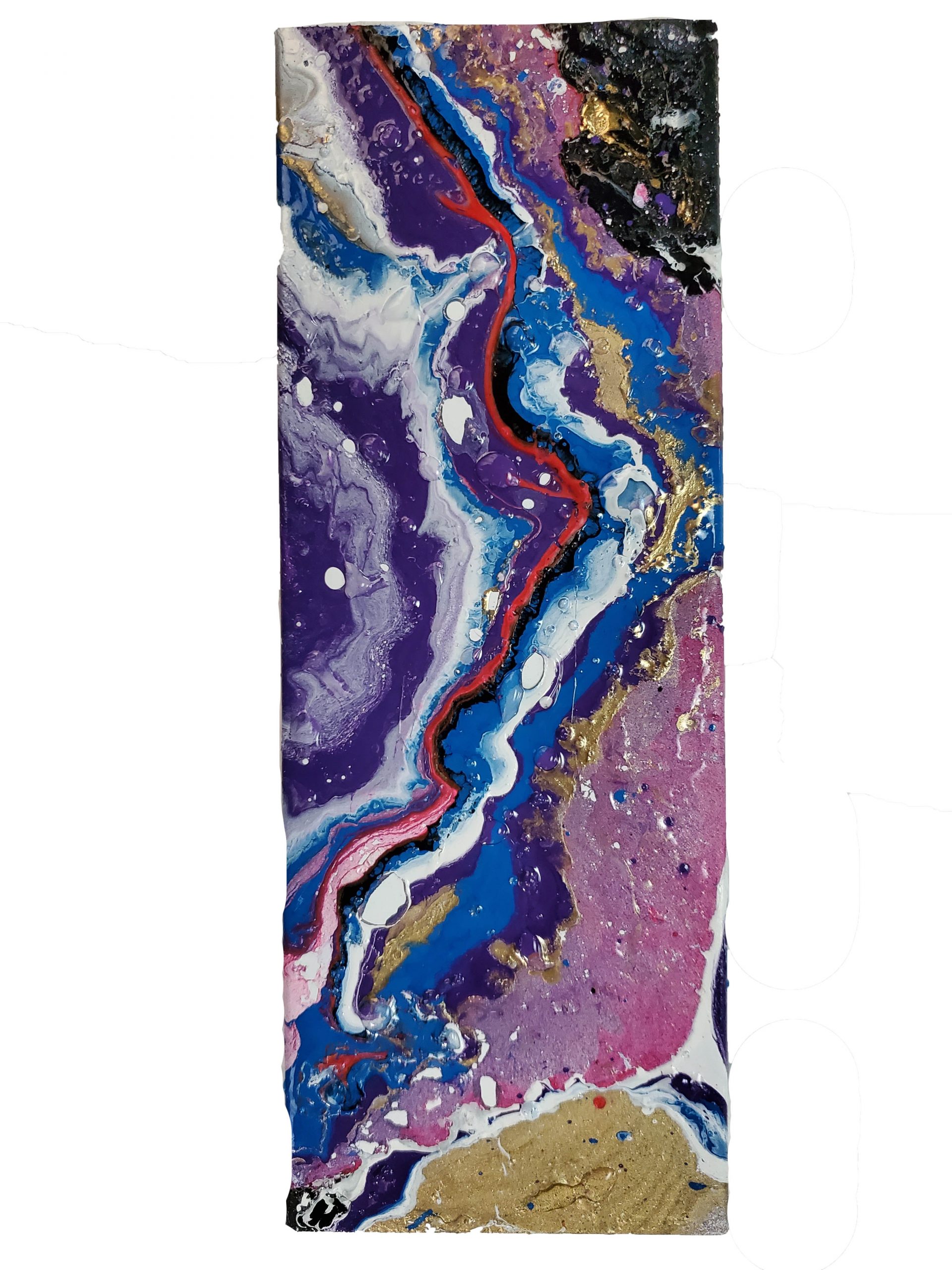 Purple, White, Blue, gold Frame Sample Purple, White, Blue, gold Frame Sample