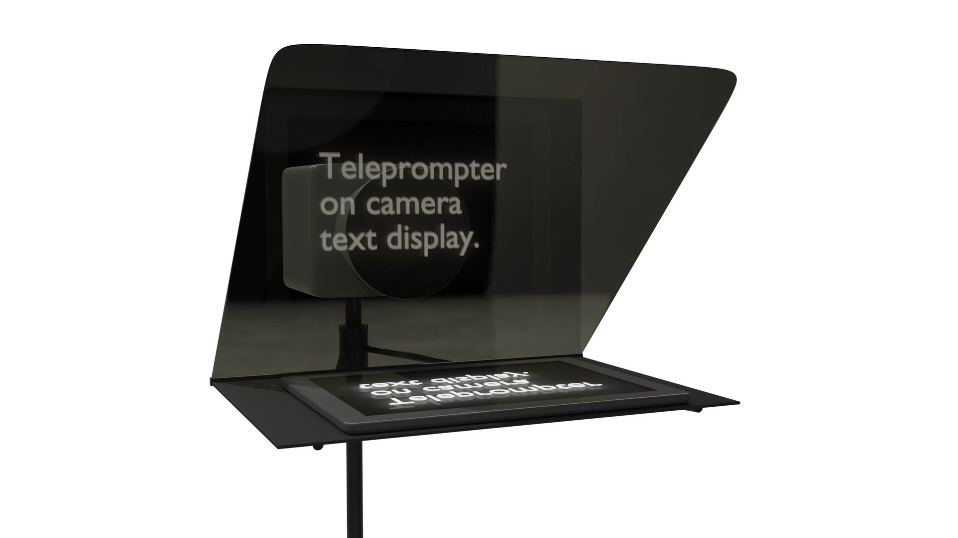 iPad on Portable Teleprompters