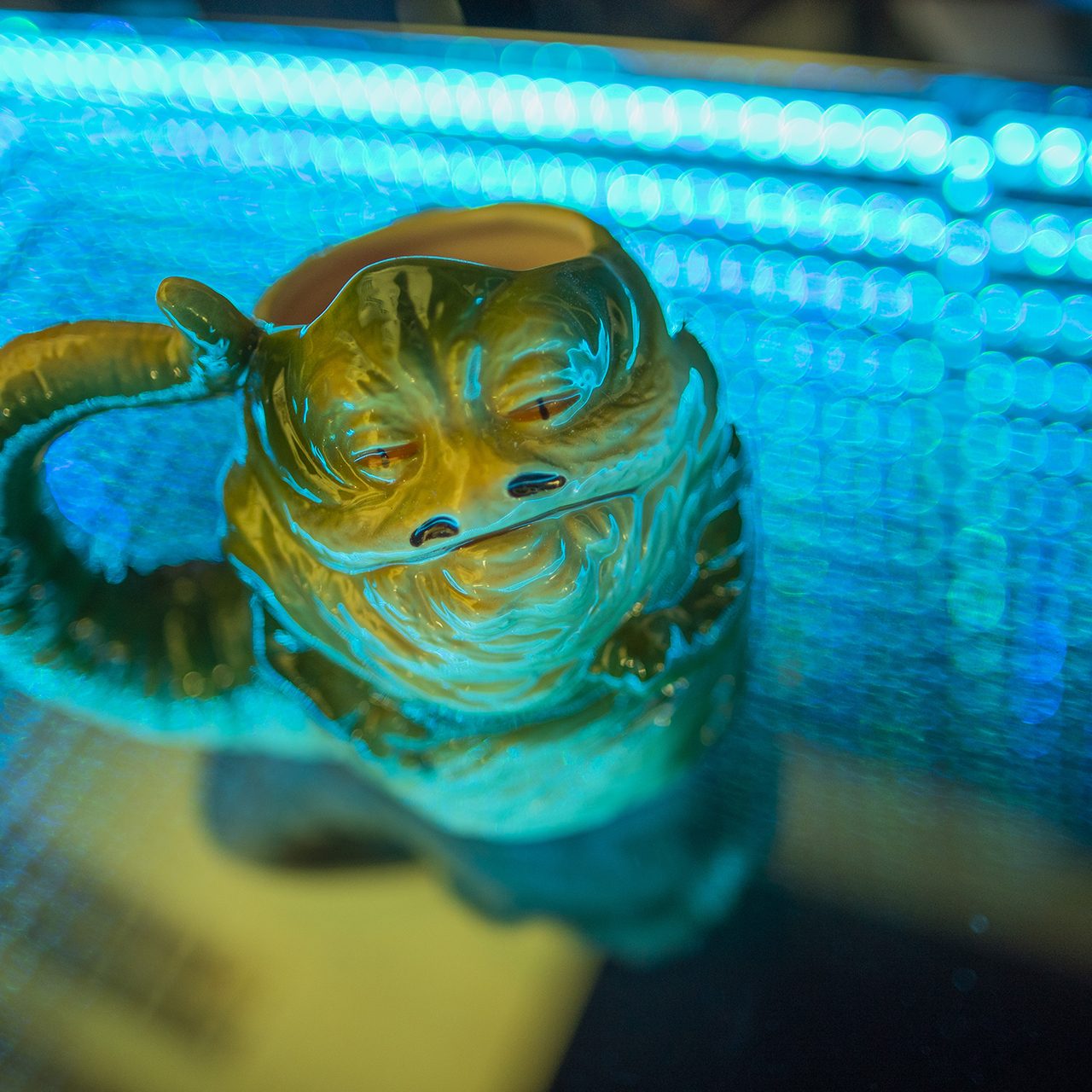 Jabba the Hutt Mug on Infinity Mirror mirror illusions