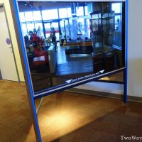 Triangular two way infinity effect at the Imagination Station in Toledo Ohio
