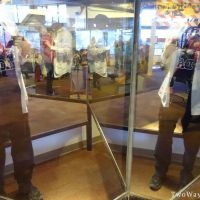 Inside of the infinity mirror exhibit at the Imagination Station in Toledo, Ohio