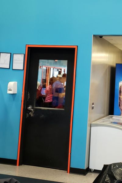 Acrylic two way mirror in a door adds extra security for employers, allowing discreet viewing of employees and customers while maintaining privacy inside the office. Acrylic Two Way Mirror Door