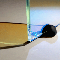 Orange Dichroic Glass